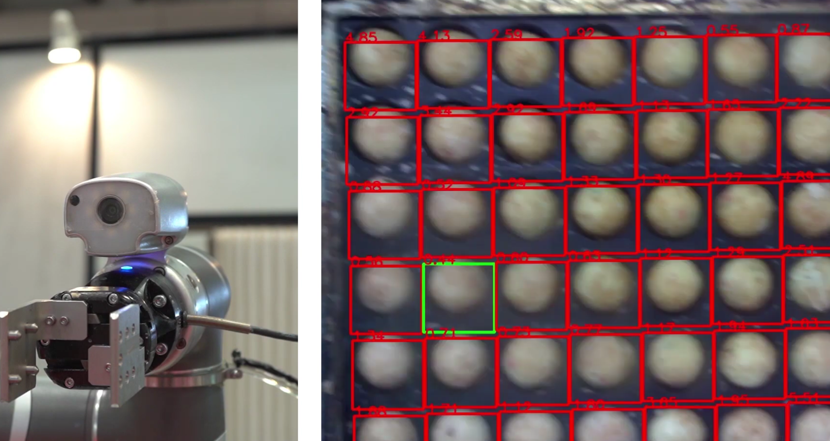 Los cobots Techman usan AI Vision para detectar defectos y anomalías en la producción.